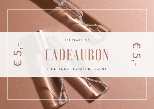 PetitParfums Cadeaubon €5,-