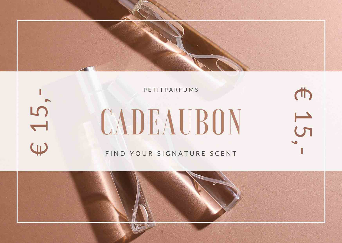 PetitParfums Cadeaubon €15,-